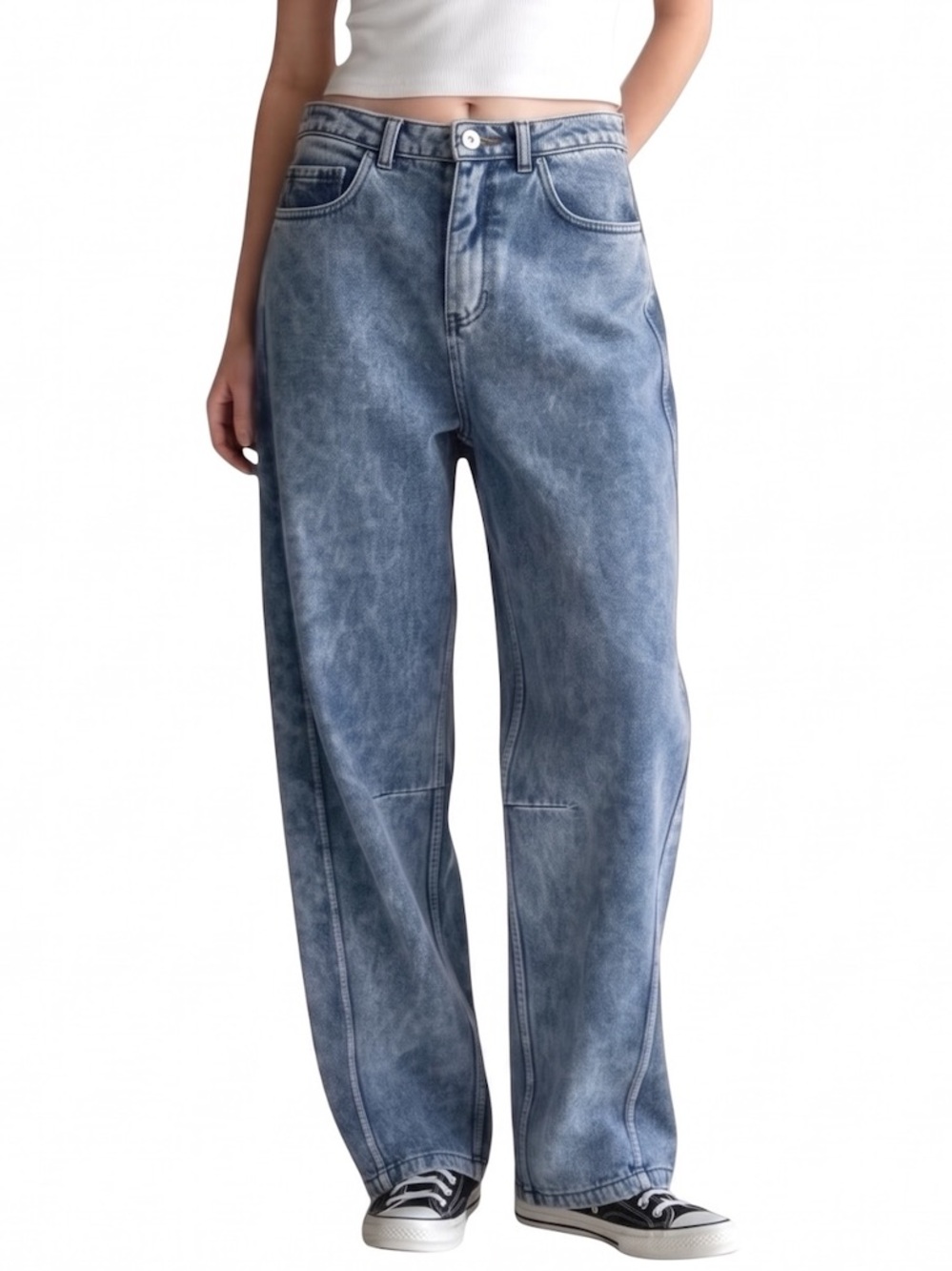 Gap Sweatpant Barrel Jeans